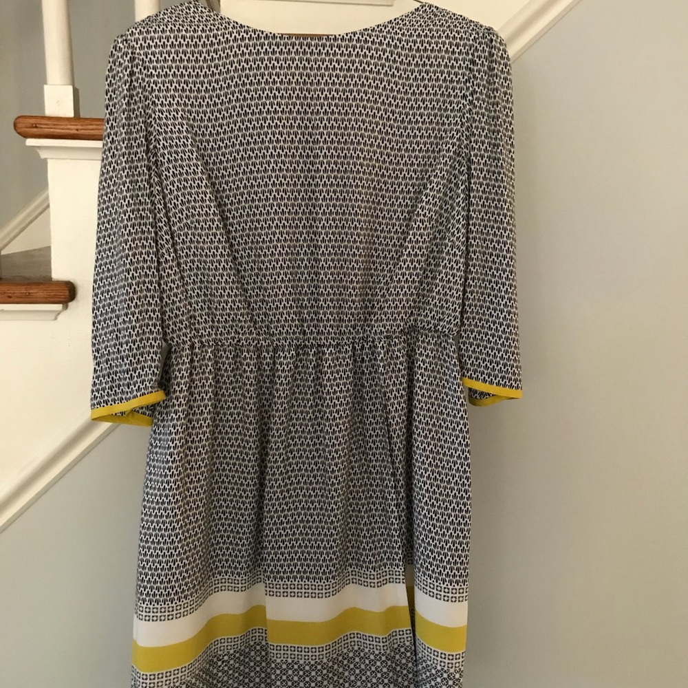 Women’s Boden dress! Navy/yellow size 10P